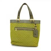 Pre-owned Fabric shoulder-bags Louis Vuitton Vintage , Green , Dames