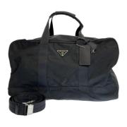 Pre-owned Canvas shoulder-bags Prada Vintage , Black , Dames