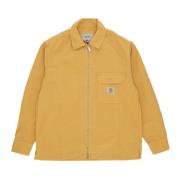 Sunray Overhemdjasje Katoen Garment Dyed Carhartt Wip , Yellow , Heren