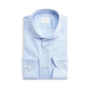 Tailor Fit Reis Shirt in Blauw Xacus , Blue , Heren