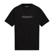 T-shirt met logo Carhartt Wip , Black , Heren