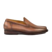 Leren Schoenen - 100% Leren Zool Testoni , Brown , Heren