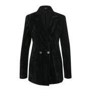 Elegante Fluweel Blazer Riani , Black , Dames