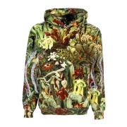 Nepenthes Army Hoodie Octopus , Multicolor , Heren