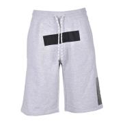 Katoenen Bermuda Shorts Bikkembergs , Gray , Heren