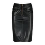 Leather Skirts Pinko , Black , Dames