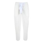 Katoenmix Casual Broek Suns , White , Dames