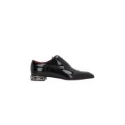 Zwarte Patentkalfsleren Platte Schoenen Christian Louboutin , Black , ...