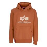 Basis hoodie in hazelnootbruin Alpha Industries , Brown , Heren