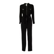 Jumpsuit Jurk met Rits voor Vrouwen Liu Jo , Black , Dames