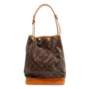 Pre-owned Canvas shoulder-bags Louis Vuitton Vintage , Brown , Dames