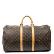 Pre-owned Canvas travel-bags Louis Vuitton Vintage , Brown , Dames