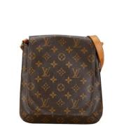 Pre-owned Leather louis-vuitton-bags Louis Vuitton Vintage , Brown , D...