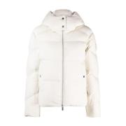 Waterdichte Dons Pufferjas Woolrich , White , Dames