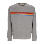 Retrostijl Crewneck Sweatshirt Heather Grey Cotopaxi , Gray , Heren