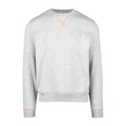 Lichtgrijze Sweatshirt voor Heren U.s. Polo Assn. , Gray , Heren