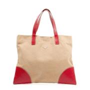 Pre-owned Canvas totes Prada Vintage , Brown , Dames