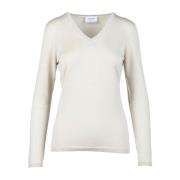 V-neck Knitwear Snobby Sheep , Beige , Dames