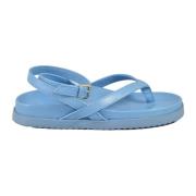 Leren schoenen met rubberen zool Patrizia Pepe , Blue , Dames