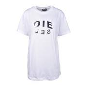 Witte T-shirt voor vrouwen Diesel , White , Dames