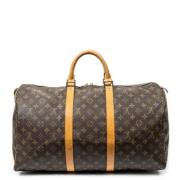 Pre-owned Canvas travel-bags Louis Vuitton Vintage , Brown , Dames