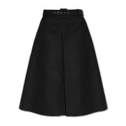 Wijd uitlopende rok Marni , Black , Dames