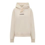 Stijlvolle Sweatshirt voor Mannen en Vrouwen Jil Sander , Beige , Dame...