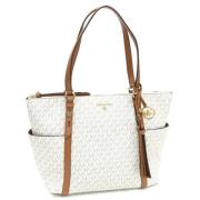 Pre-owned Leather shoulder-bags Michael Kors Pre-owned , White , Dames