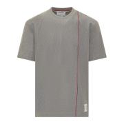 Jersey SS Tee Thom Browne , Gray , Heren