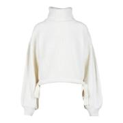 Wol Kasjmier Trui Msgm , White , Dames