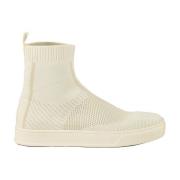 Stijlvolle enkellaars van alternatieve vezels Max & Co , White , Dames