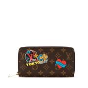 Pre-owned Canvas wallets Louis Vuitton Vintage , Brown , Dames