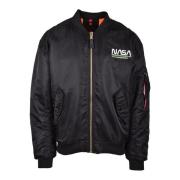 Jas Alpha Industries , Black , Heren