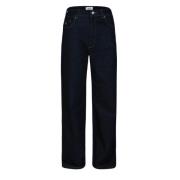 Retro-chique wijde pijp jeans DNM Pure , Blue , Dames