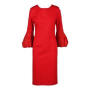 Elegante jurk voor vrouwen MeiMeiJ , Red , Dames