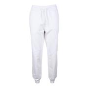 Katoenen Stijlvolle Broek Love Moschino , White , Dames