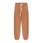 Sweatpants met logo Jil Sander , Brown , Dames