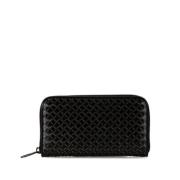 Pre-owned Leather wallets Bottega Veneta Vintage , Black , Dames