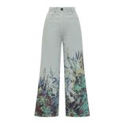 Wide Trousers Forte Forte , Multicolor , Dames