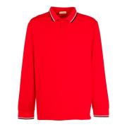 Lange mouw heren polo shirt Cashmere Company , Red , Heren