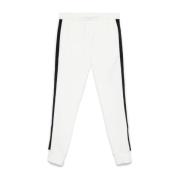 Witte katoenen elastische broek Emporio Armani , White , Heren