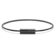 Kabelarmband Le Gramme , Black , Unisex