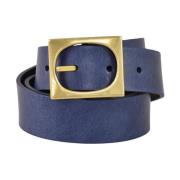 Leren Riem 100% Pelle Orciani , Blue , Dames