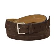 Leren Riem Prada , Brown , Heren