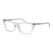 Mica Dunne Optische Bril Saint Laurent , Beige , Dames