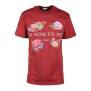 Katoenen T-shirt met uniek ontwerp IH NOM UH NIT , Red , Heren