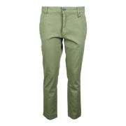 Casual katoenen broek Mason's , Green , Dames