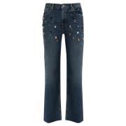 Denim Damesbroek Rechte pasvorm Roy Roger's , Blue , Dames