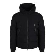 Gewatteerde donsjas met capuchon MC2 Saint Barth , Black , Heren