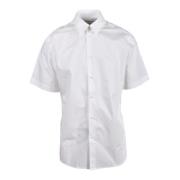 Katoenen Overhemd Trussardi , White , Heren